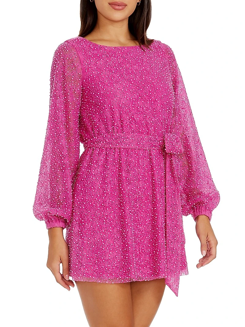 Summer Kirsi Apploquè Minidress