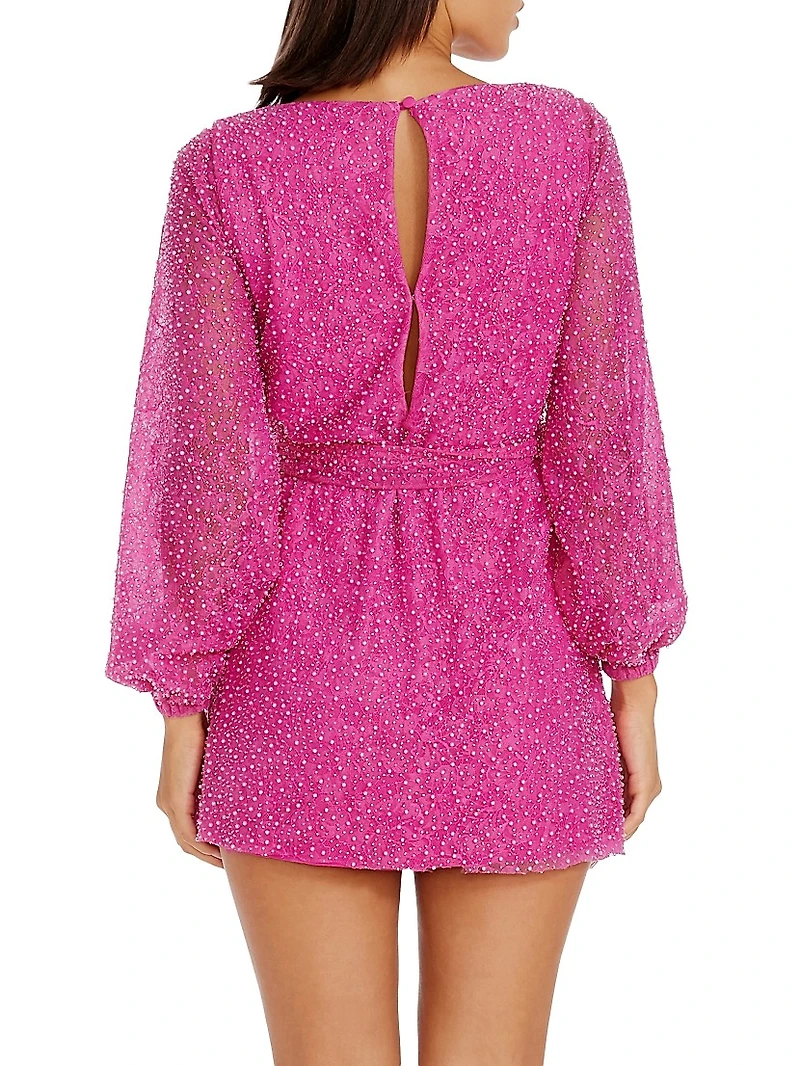 Summer Kirsi Apploquè Minidress