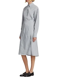 Olympia Tie-Back Shirtdress