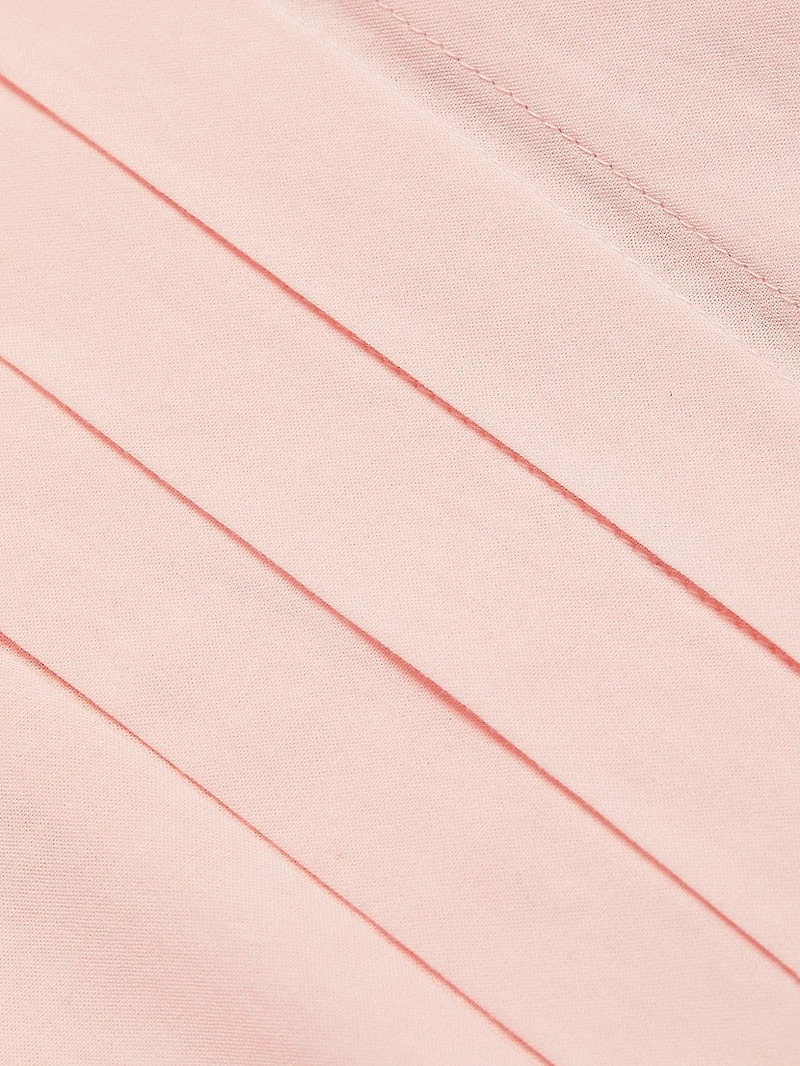 Valera Pleated Cotton-Blend Shirt