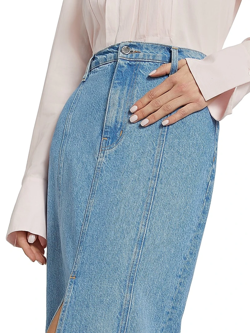 Zoe Denim Maxi Skirt