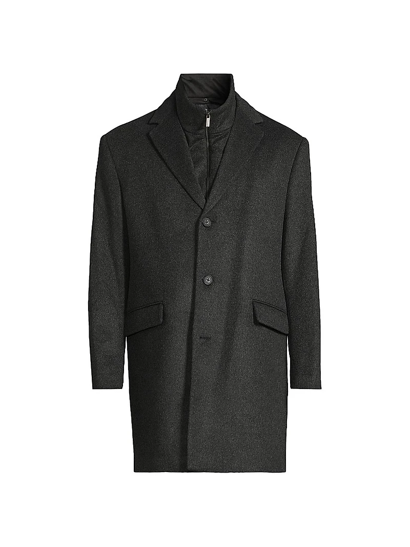 COLLECTION Fashion Wool-Cashmere Top Coat
