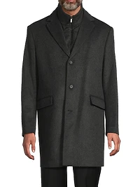 COLLECTION Fashion Wool-Cashmere Top Coat