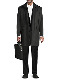 COLLECTION Fashion Wool-Cashmere Top Coat