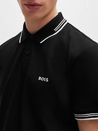 Stretch Cotton Slim Fit Polo Shirt