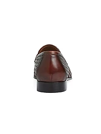 Manfredo Woven Leather Loafers