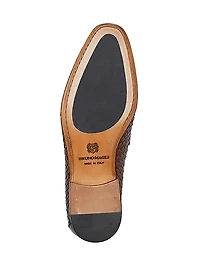 Manfredo Woven Leather Loafers