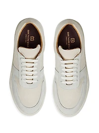 Darian Suede & Canvas Low-Top Sneakers