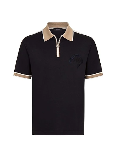 Zip Polo T-Shirt