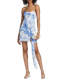 Treasure Strapless Draped Minidress