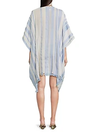 Oversized Stripe Cotton Caftan