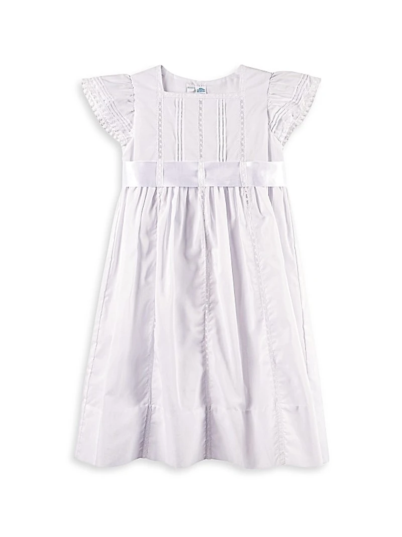 Baby Girl's, Little Girl's & Girl's Cotton-Blend Belted Dress