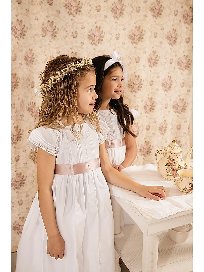 Baby Girl's, Little Girl's & Girl's Cotton-Blend Belted Dress