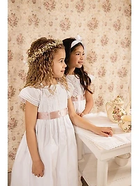 Baby Girl's, Little Girl's & Girl's Cotton-Blend Belted Dress