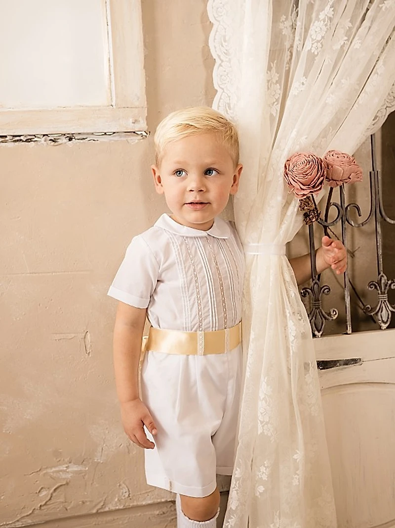 Baby Boy's & Little Boy's Ribbon Wedding Outfit