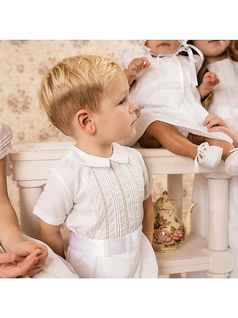 Baby Boy's & Little Boy's Ribbon Wedding Outfit