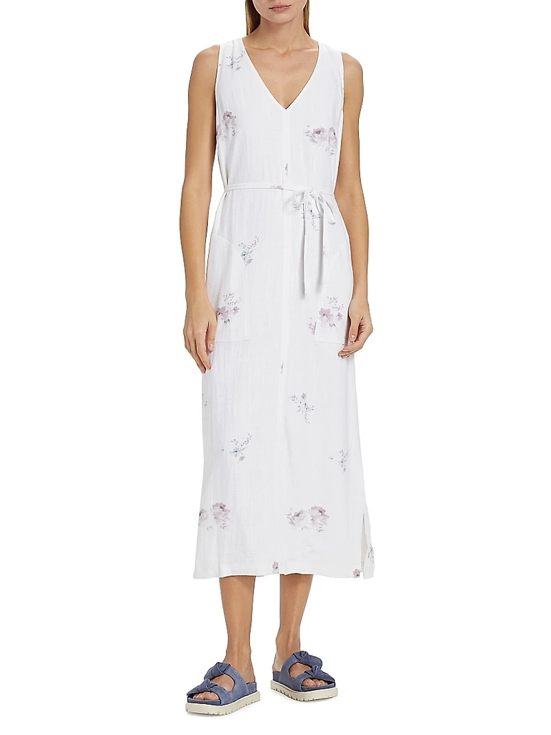 Loretta Floral Midi-Dress