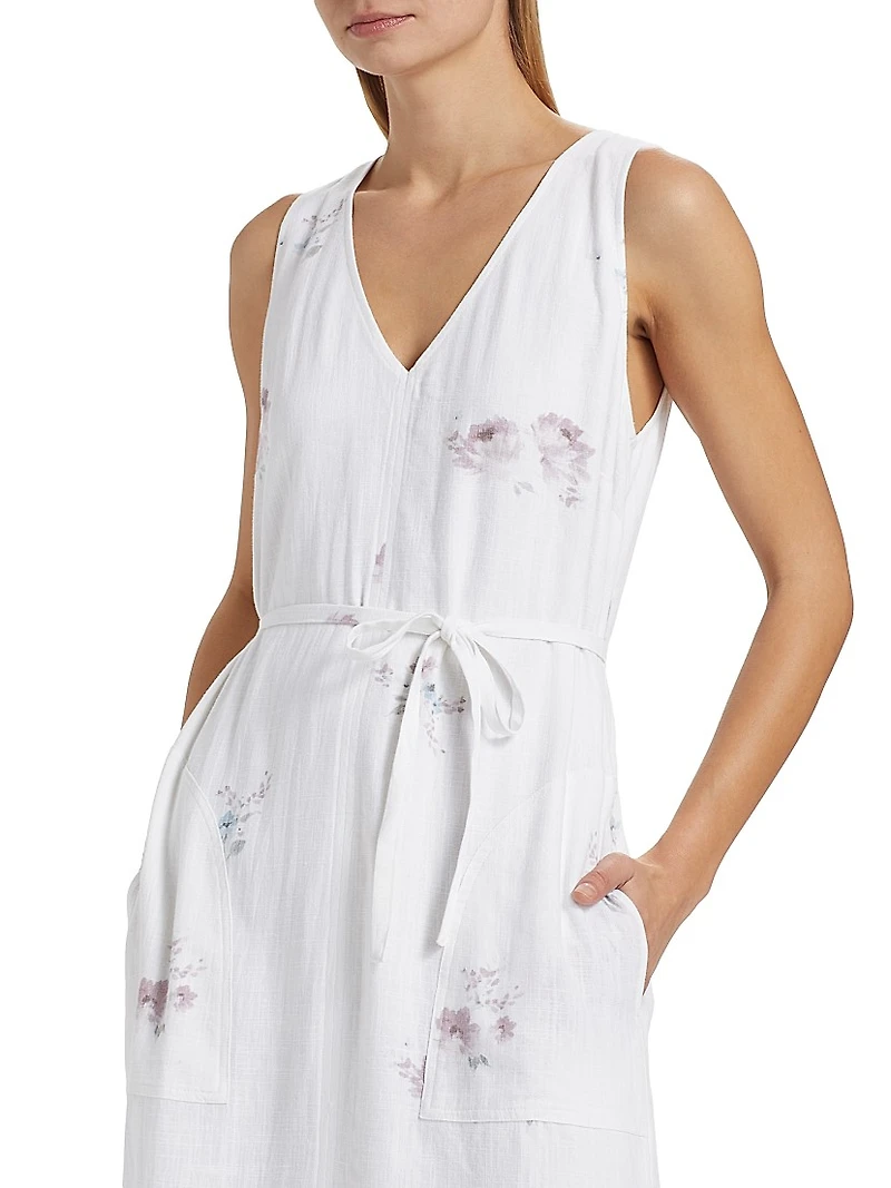 Loretta Floral Midi-Dress