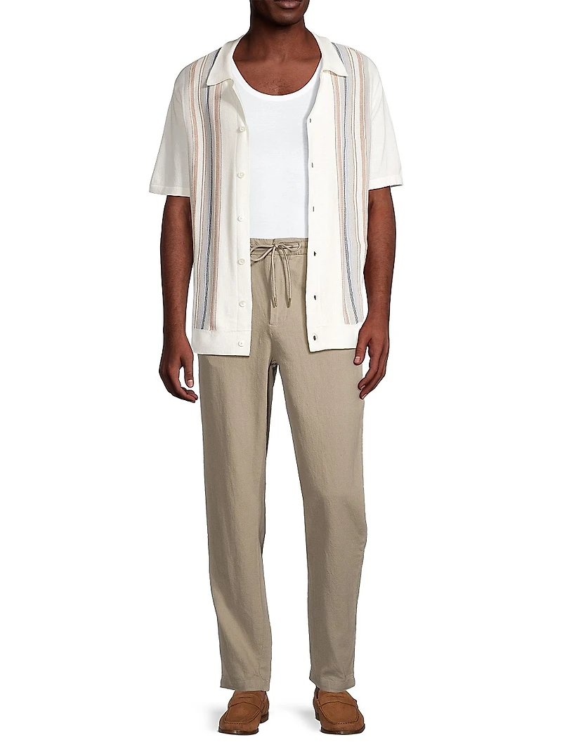 Callum Cotton-Blend Pants