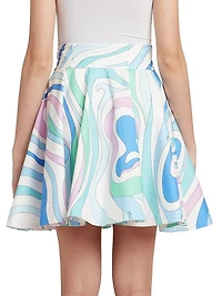 Very Vivara Cotton Poplin Miniskirt