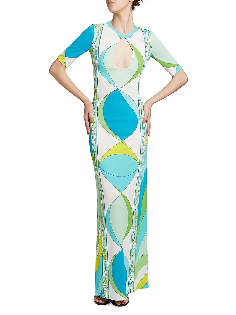 Very Vivara Jersey Column Maxi Dress