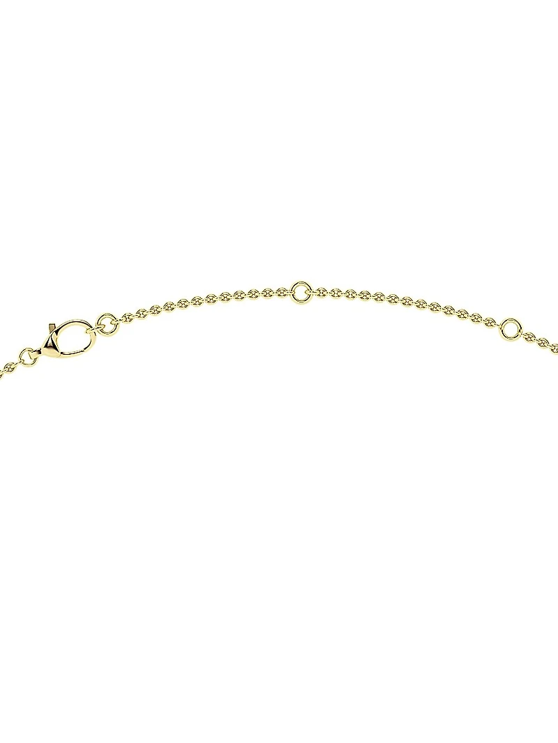 14K Yellow Gold & Lab-Grown 7-Diamond Station Necklace/0.70-2.10 TCW