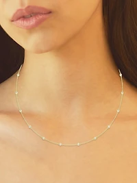 14K Yellow Gold & Lab-Grown 14-Diamond Station Necklace/5.00-20.00 TCW