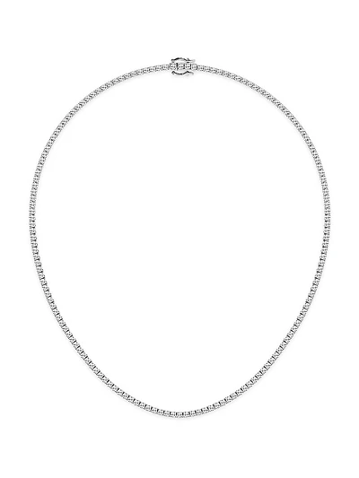 14K Gold & Lab-Grown Diamond Tennis Necklace/5.00-20.00 TCW
