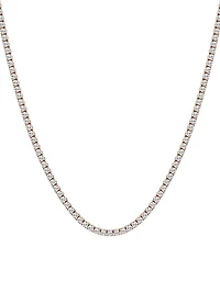 14K Rose Gold & Lab-Grown Diamond Tennis Necklace/5.00-20.00 TCW