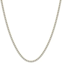 14K Yellow Gold & Lab-Grown Diamond Tennis Necklace/5.00-20.00 TCW
