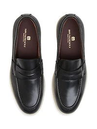 Ettore Leather Penny Loafers