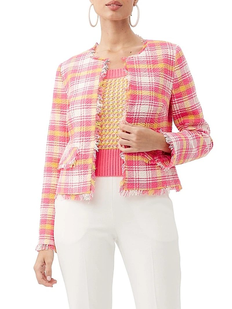 Rocco Plaid Tweed Jacket