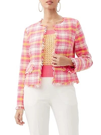 Rocco Plaid Tweed Jacket