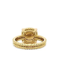 Chatelaine Pavé Bezel Ring 18K Yellow Gold