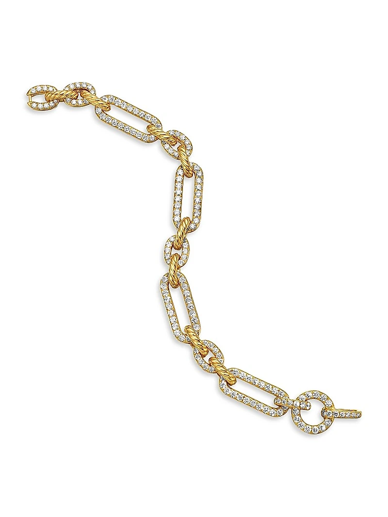Lexington Chain Bracelet in 18K Yellow Gold