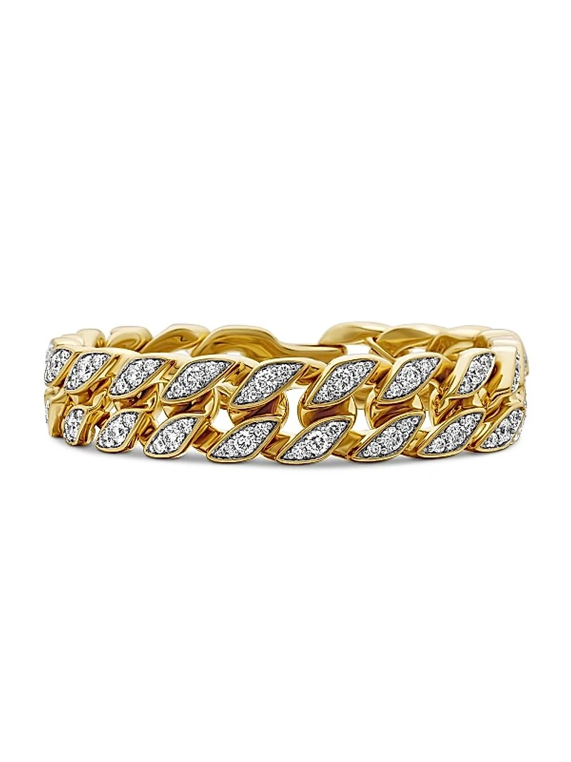 Curb Chain Bracelet in 18K Yellow Gold
