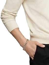 Curb Chain Bracelet in 18K Yellow Gold