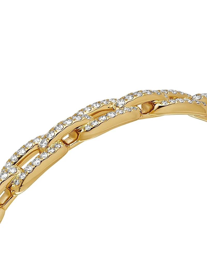 Stax Chain Link Bracelet in 18K Yellow Gold