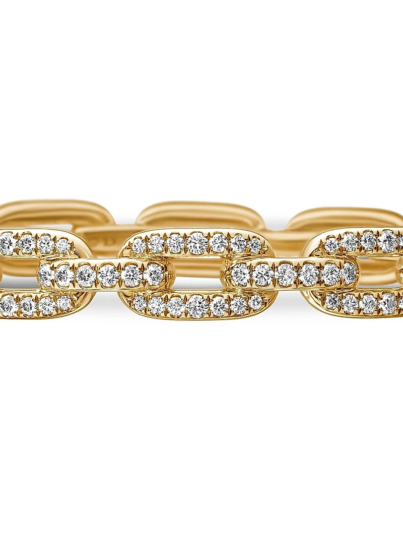 Stax Chain Link Bracelet in 18K Yellow Gold