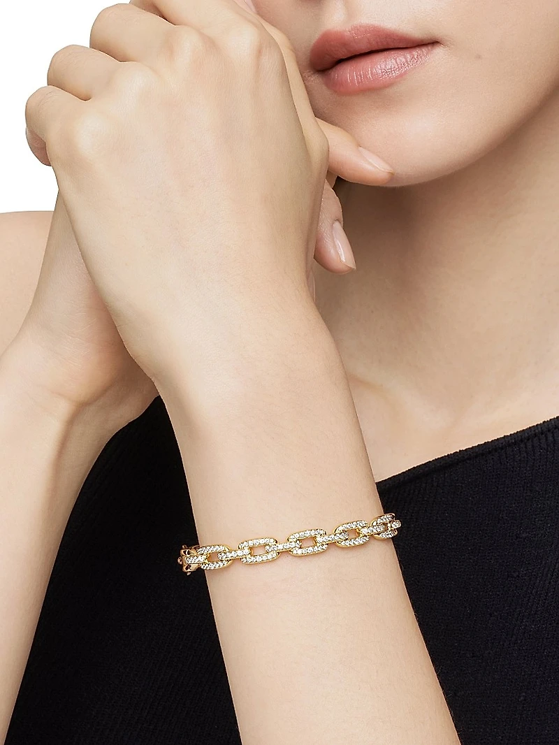Stax Chain Link Bracelet in 18K Yellow Gold