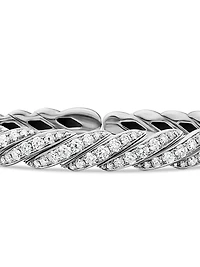 Pavéflex Bracelet 18K White Gold