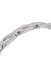 Stax Chain Link Bracelet 18K White Gold