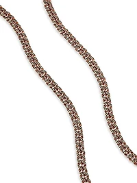 Curb Chain Necklace in 18K Rose Gold