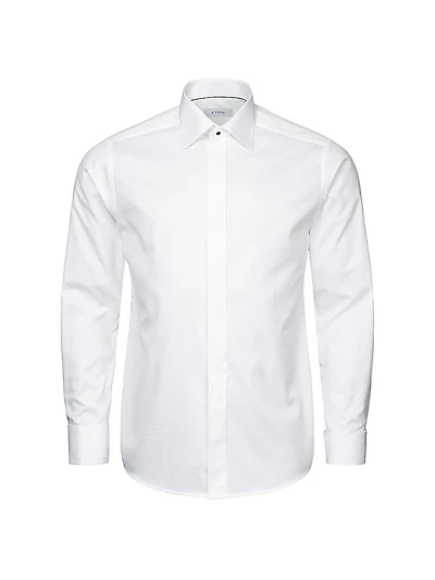 Slim Fit Twill Dobby Evening Shirt