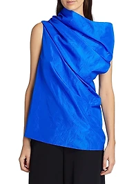 Aria Silk Asymmetric Top