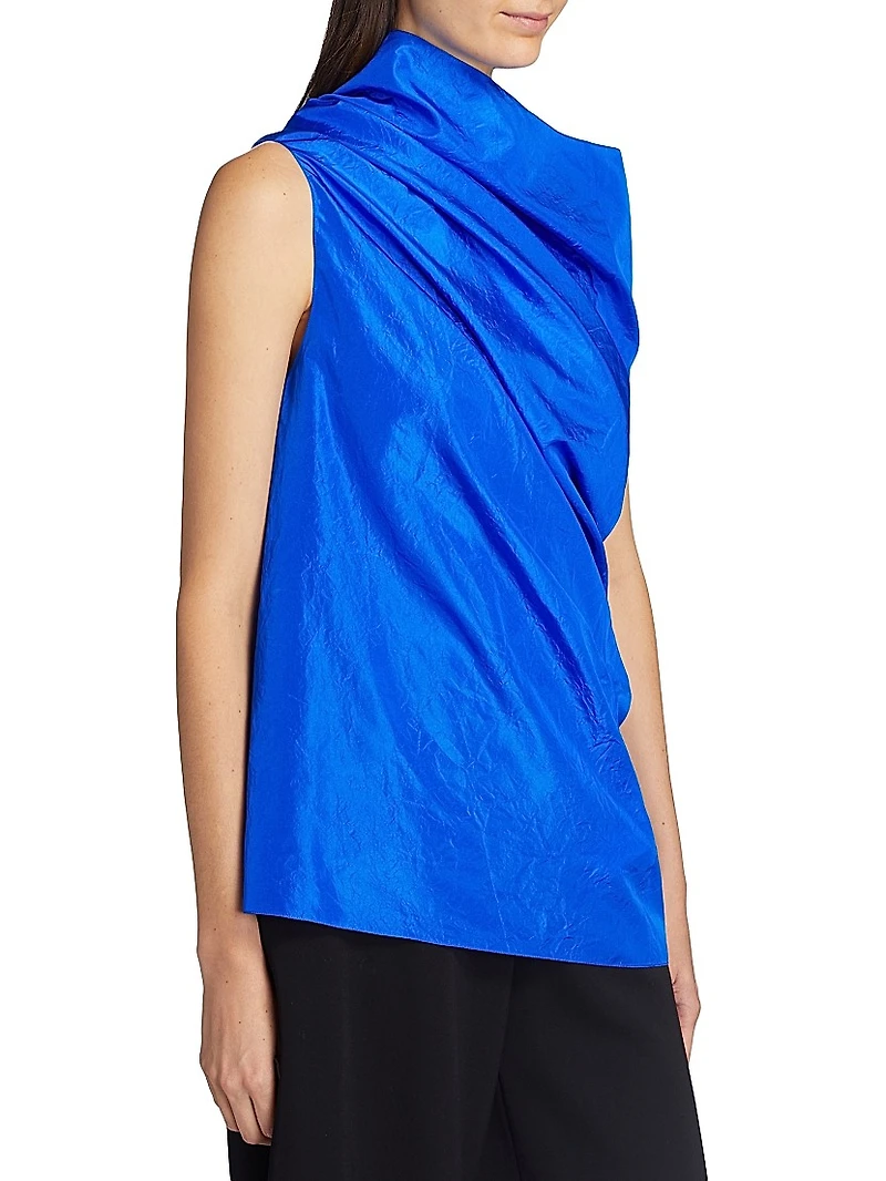 Aria Silk Asymmetric Top