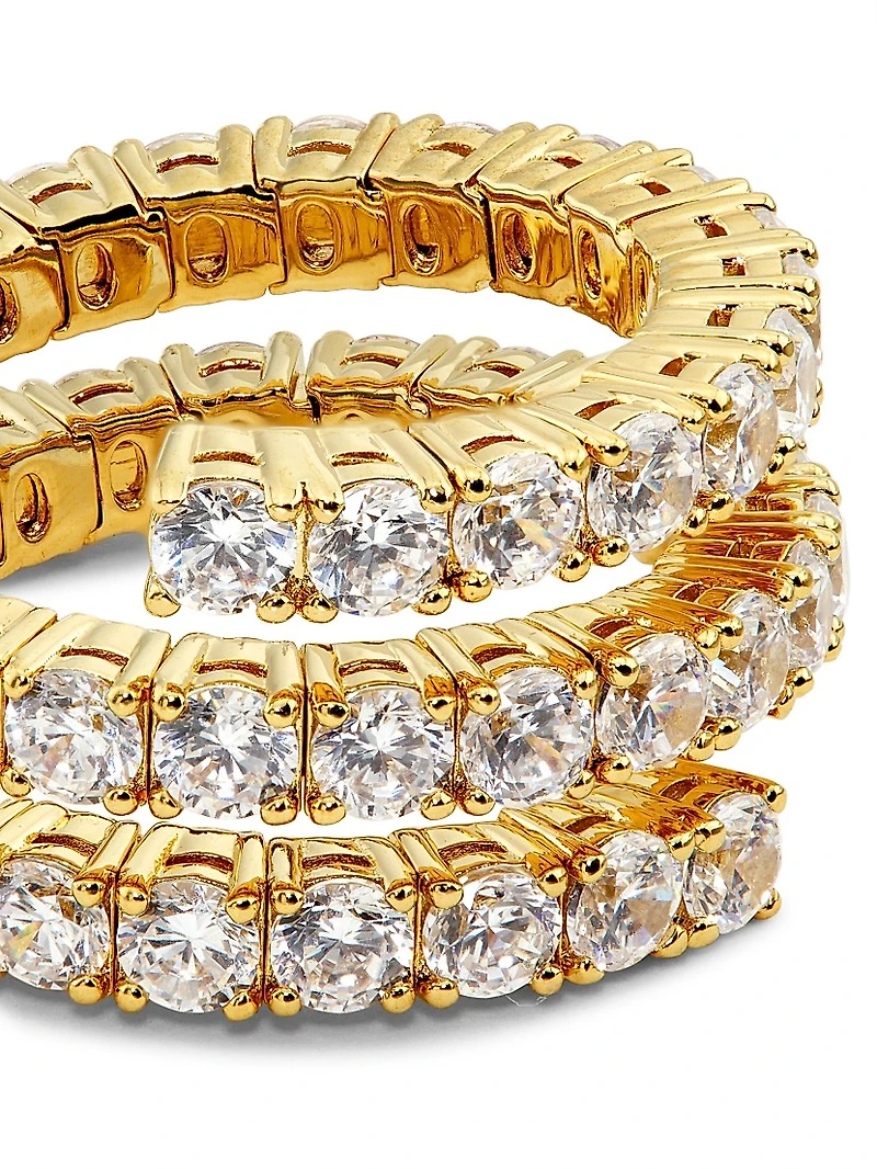 Flex Cubic Zirconia Wrap Ring