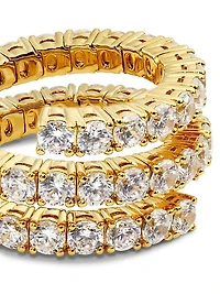 Flex Cubic Zirconia Wrap Ring