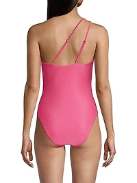 One-Shoulder One-Piece Swimsuit