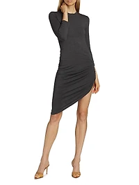 Side Drape Minidress
